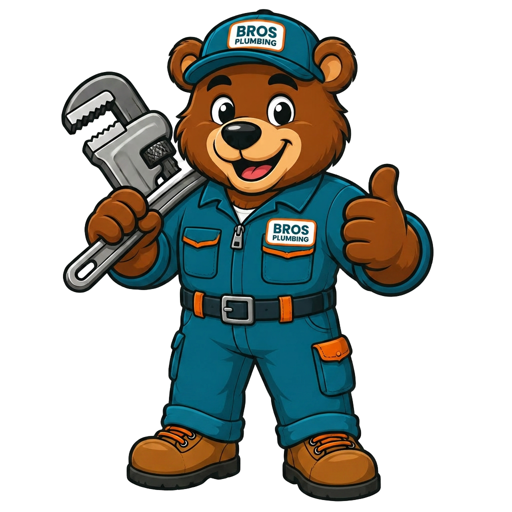 Plumbing Bros mascot